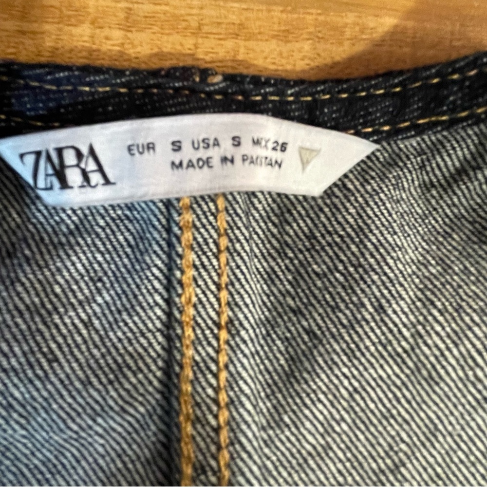 Zara Indigo Denim Vest - Picture 5 of 7